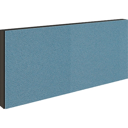 Modular Partition Stacking Panel With Fabric, 36W X 16H, Blue